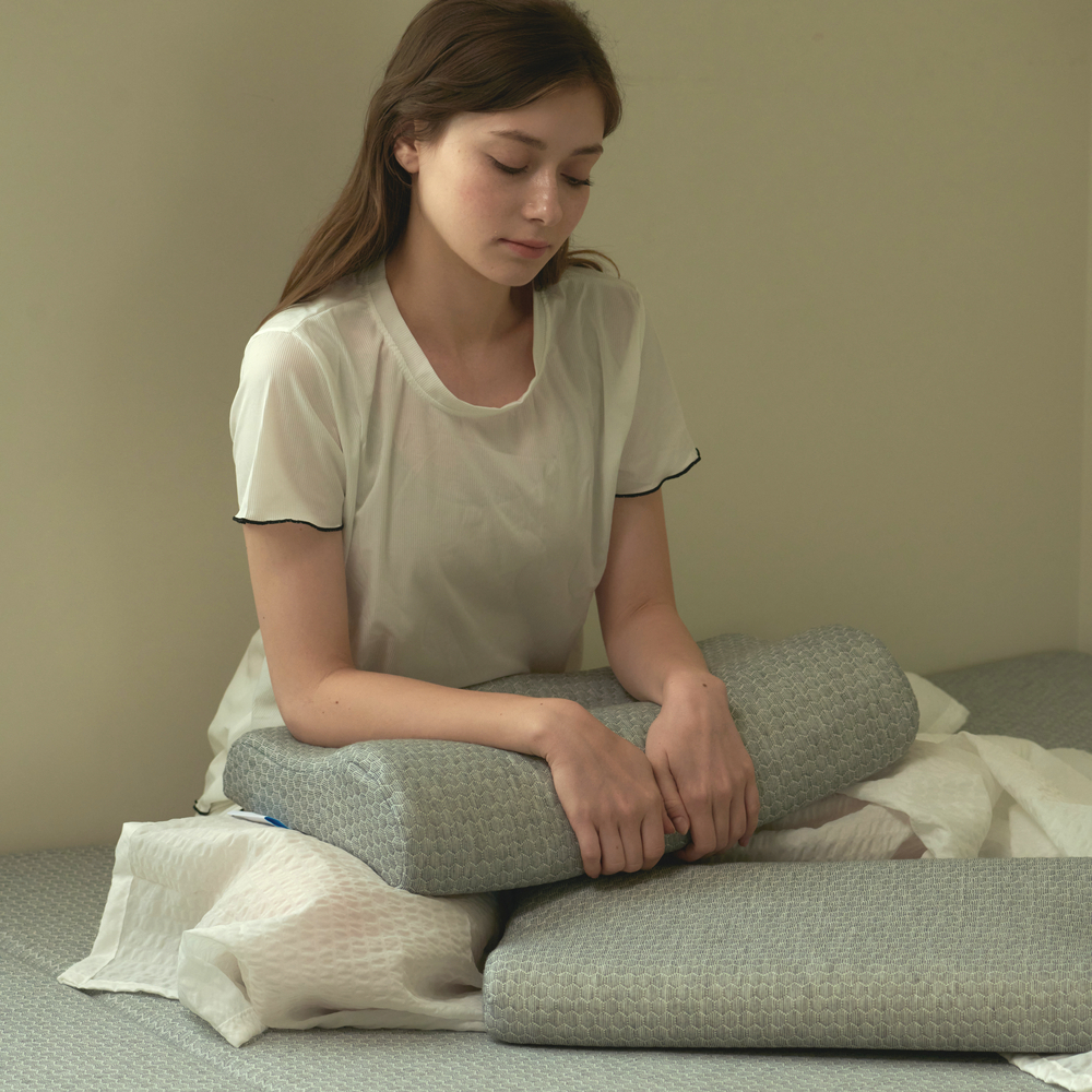 퓨어셀 빨아쓰는 고밀도 경추베개 목디스크 거북목 일자목 낮은 숙면 베개