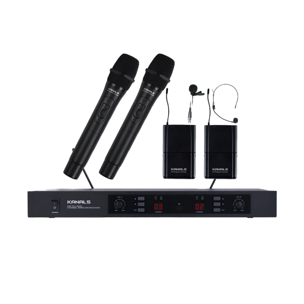 카날스 BK-8200 2채널 무선마이크 핸드 교회 강의용 공연용 수업용 강사용 - 상세 이미지 2