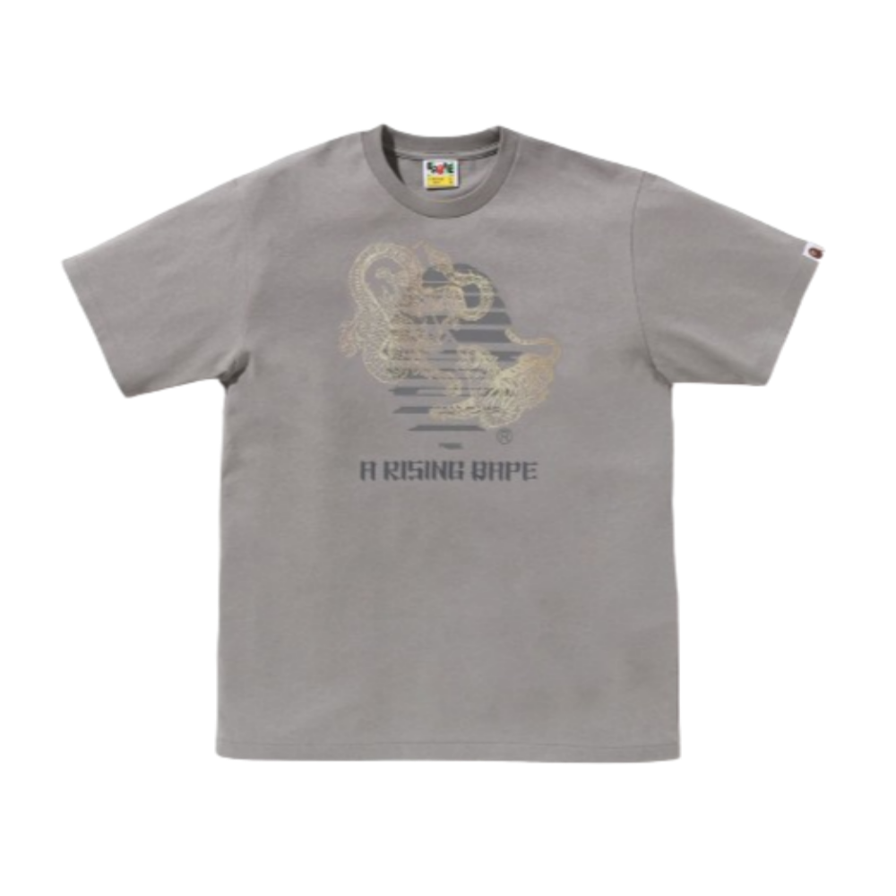 베이프 반팔티 MEN TIGER AND DRAGON APE HEAD TEE 1K70-110-009 - 상품 이미지
