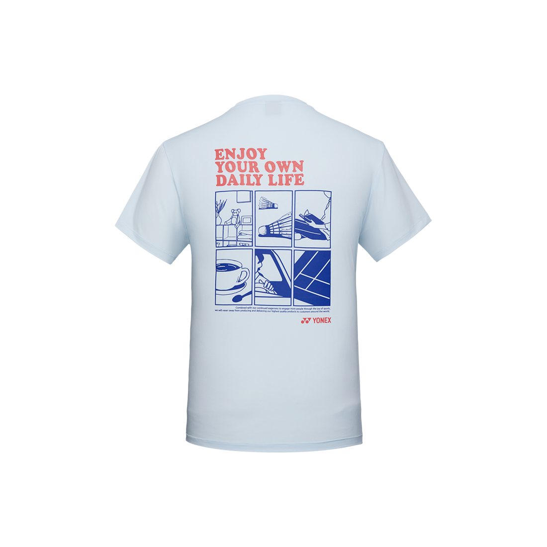 요넥스 243TS054U 배드민턴 반팔 티셔츠 남녀공용 운동복 24FW - 상세 이미지 4
