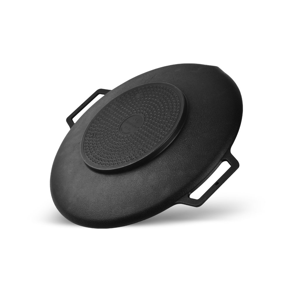 시샘 기름안튀는 캠핑 바베큐 삼겹살 솥뚜껑 고기 불판 통주물 인덕션 그리들팬 30