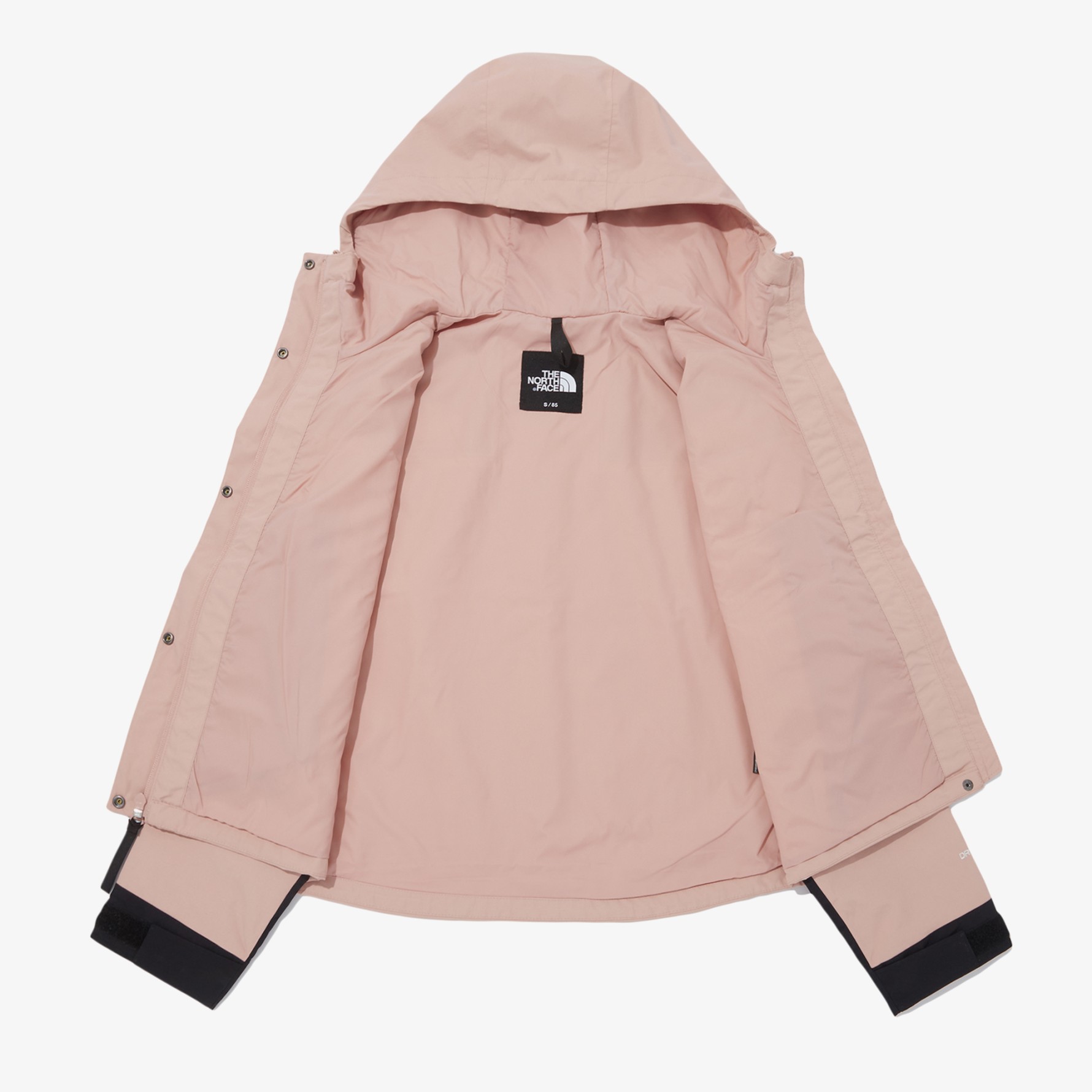 노스페이스 여성 바람막이 방수 크롭 집업 후드 마운틴 자켓 NJ2HQ80A