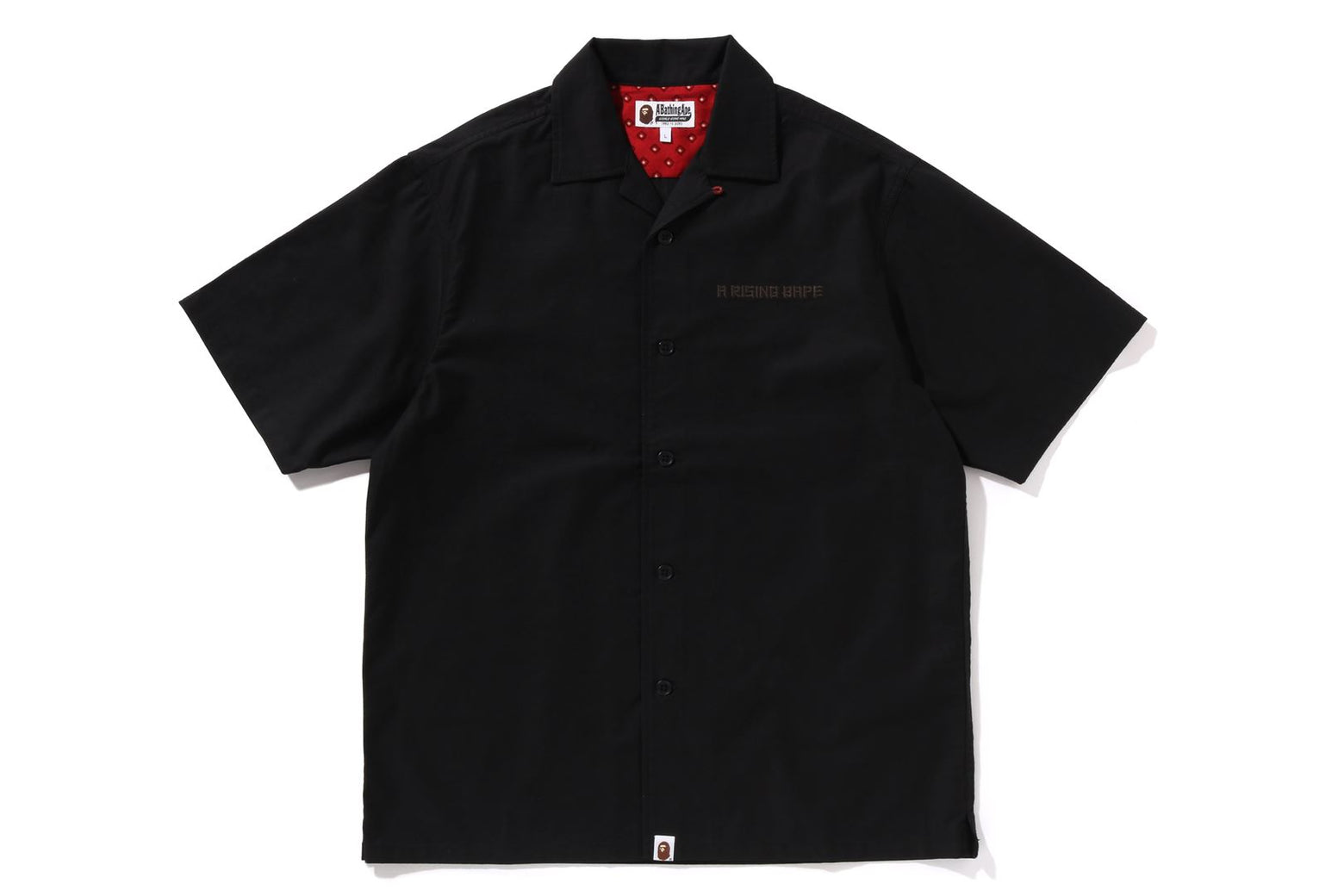 베이프 반팔 카라 MEN DRAGON EMBROIDERY OPEN COLLAR SHIRT 1K70-132-002 - 상세 이미지 4