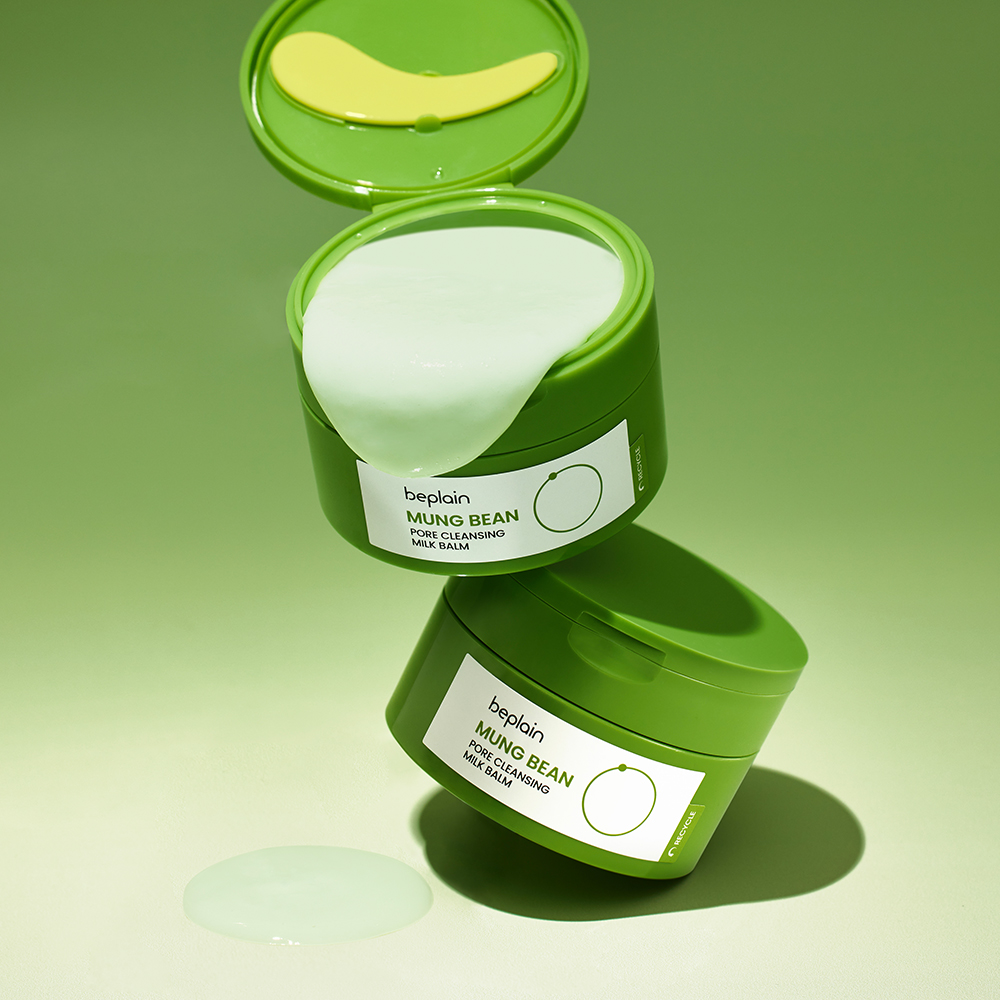 비플레인 녹두 모공 클렌징 밀크 밤 100ml, 1개