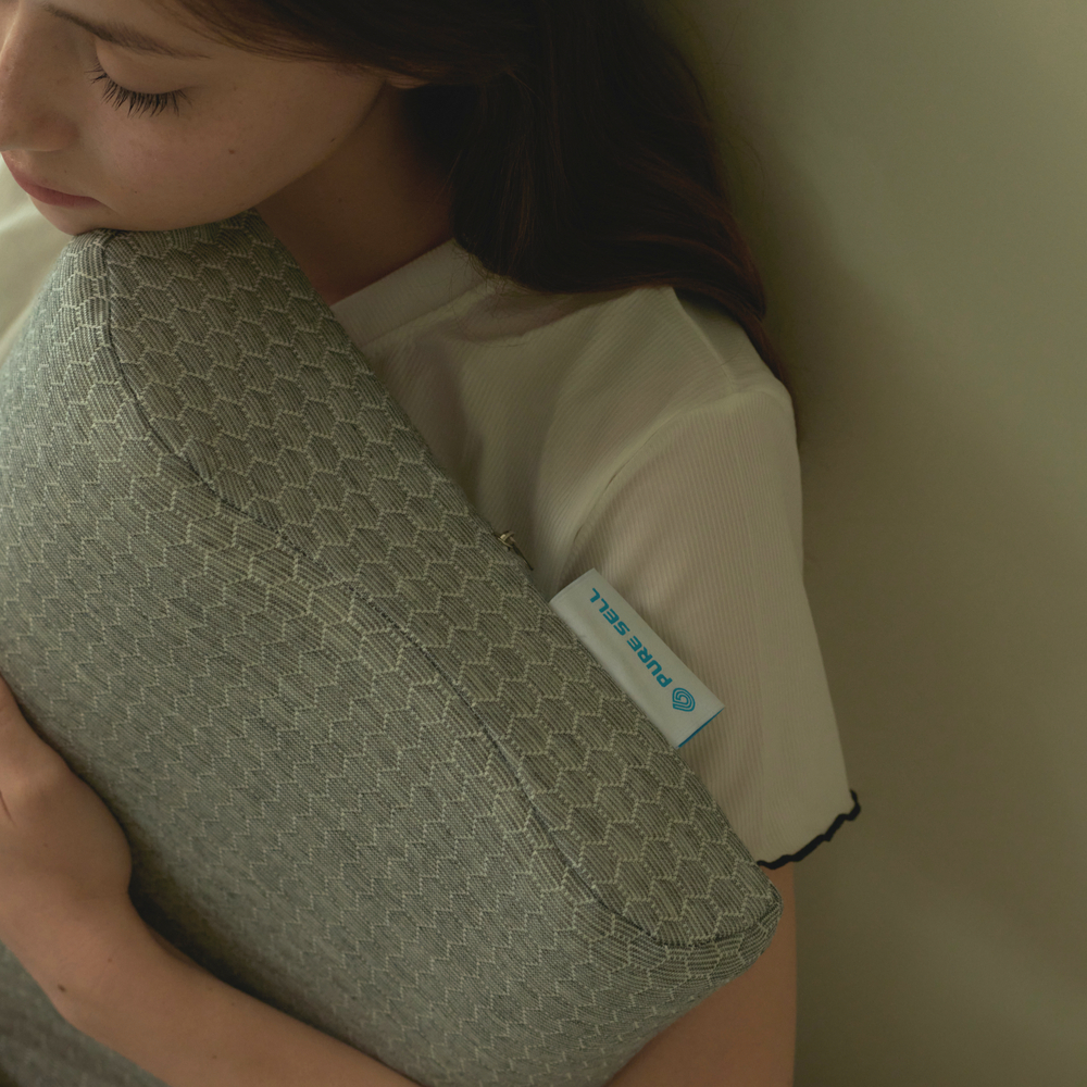 퓨어셀 빨아쓰는 고밀도 경추베개 목디스크 거북목 일자목 낮은 숙면 베개