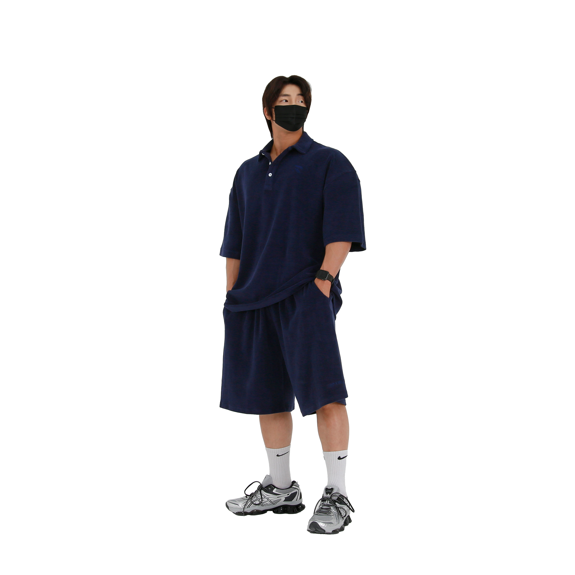 렙시멈 짐웨어, 초고밀도 타올 와이드 하프팬츠 (7Colors) - 상세 이미지 2