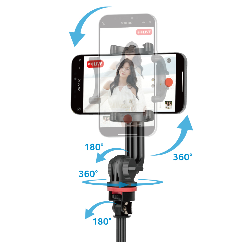 듀얼플레이 카메라 스마트폰 삼각대 SEL-TRS2220 이미지 8