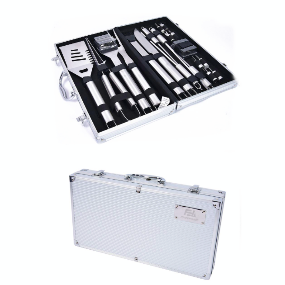 캠핑용 BBQ조리도구 19개세트 하드케이스포함 차박야외주방도구