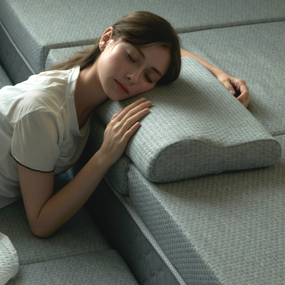 퓨어셀 빨아쓰는 고밀도 경추베개 목디스크 거북목 일자목 낮은 숙면 베개