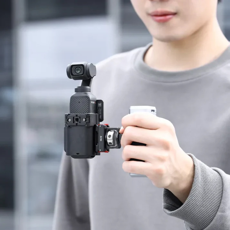 울란지 PK-06 DJI 오즈모 포켓3 전용 퀵 릴리즈 알루미늄 어댑터 액션캠 마운트 이미지 8