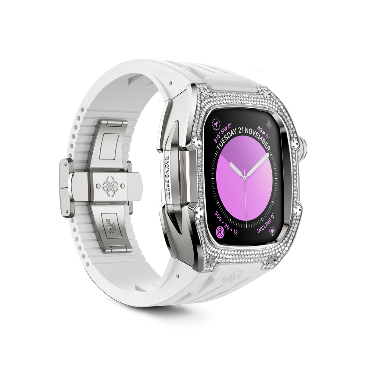 골든컨셉 애플워치 RSTIII 스노우플레이크 46MM - MD (모이사나이트 다이아몬드) - 상세 이미지 3