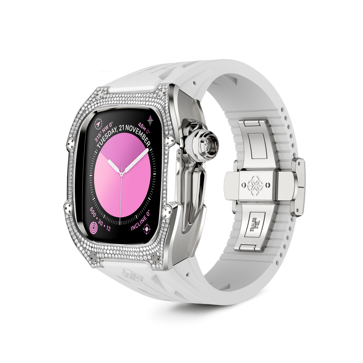 골든컨셉 애플워치 RSTIII 스노우플레이크 46MM - MD (모이사나이트 다이아몬드) - 메인 이미지
