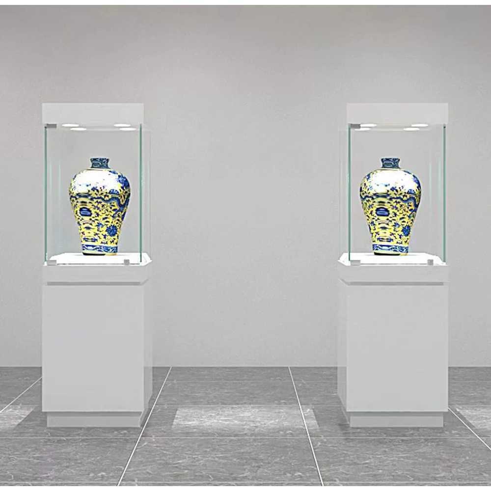 갤러리 작품 진열대 박물관 전시장 조형물 골동품 30x30x100 - 상품 이미지