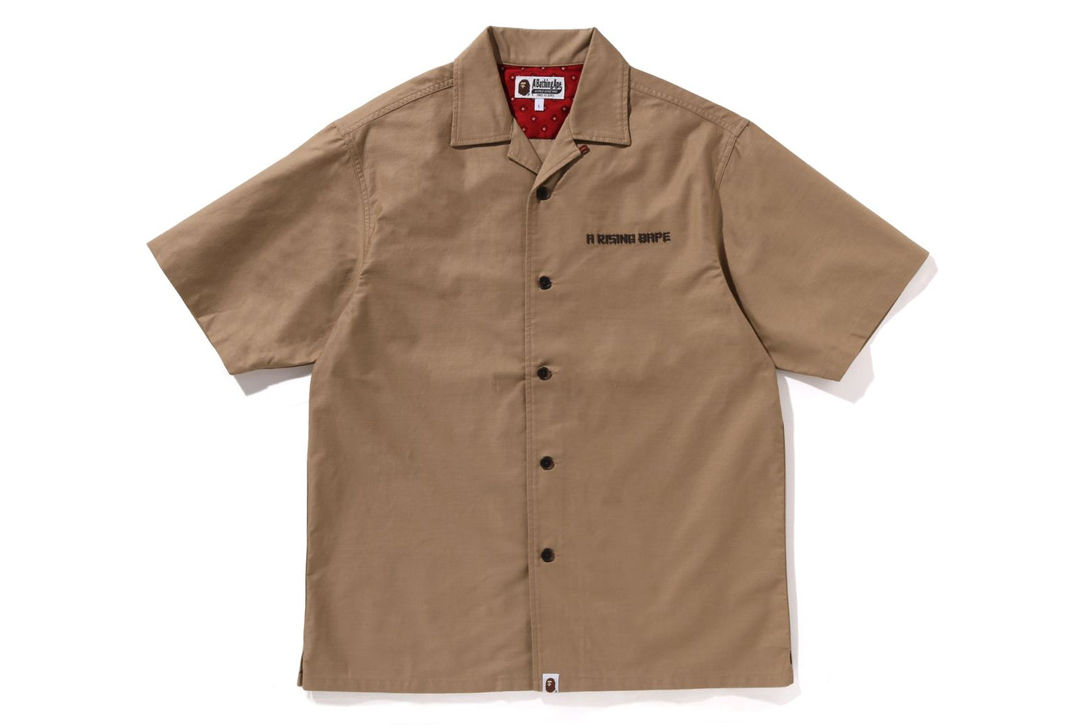베이프 반팔 카라 MEN DRAGON EMBROIDERY OPEN COLLAR SHIRT 1K70-132-002 - 상세 이미지 2