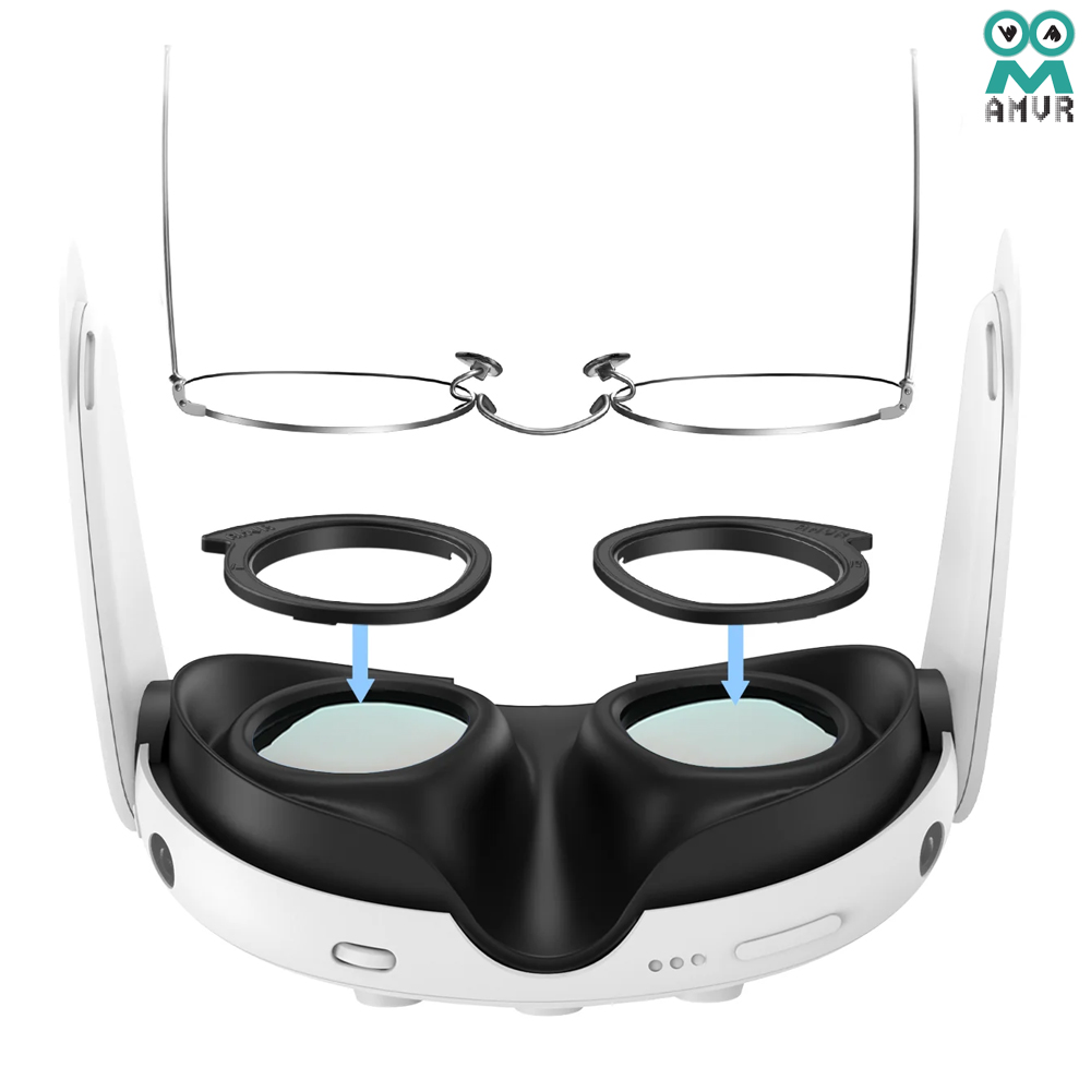 메타퀘스트3 안경 가이드 스페이서 렌즈 긁힘방지 AMVR 악세사리 제품 이미지