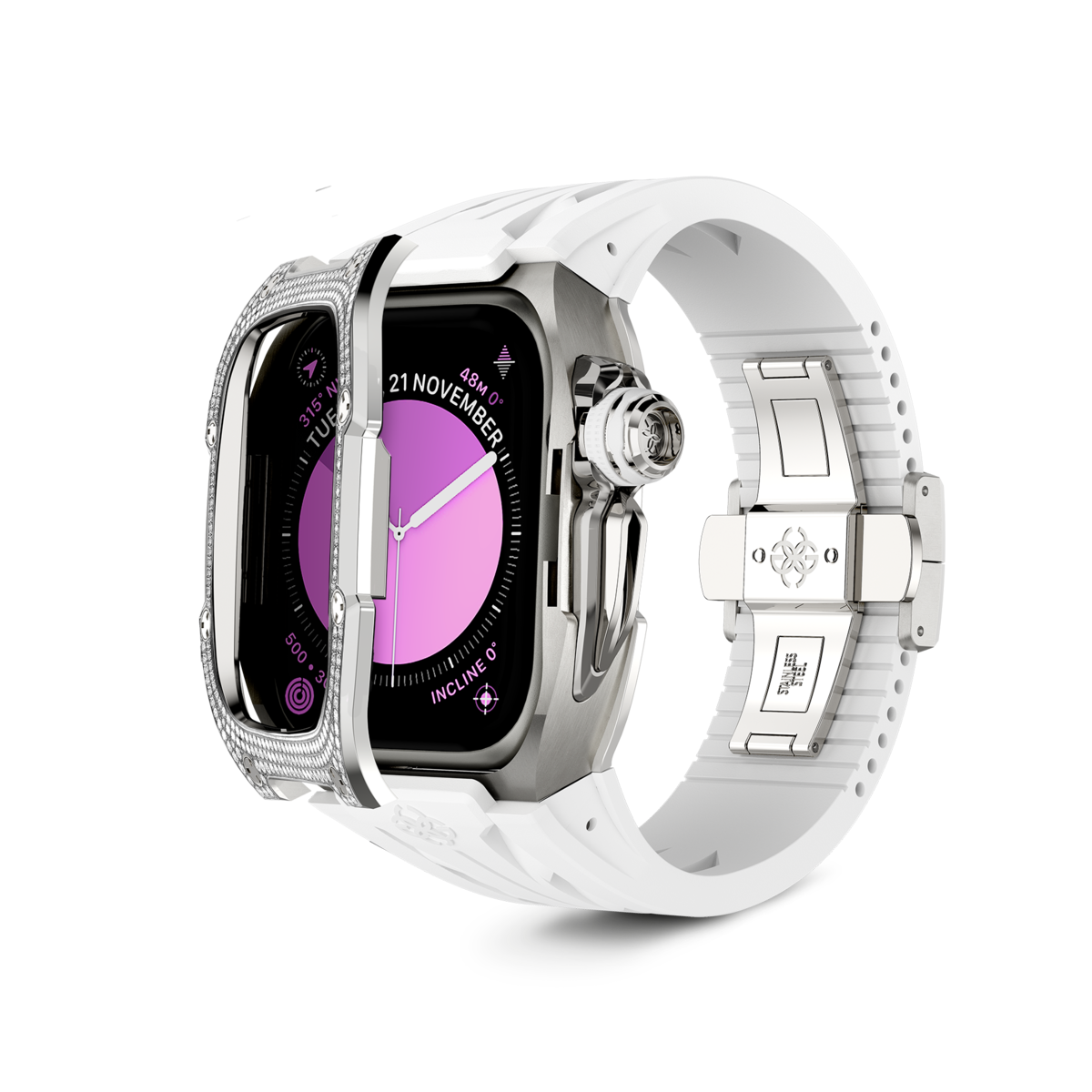 골든컨셉 애플워치 RSTIII 스노우플레이크 46MM - MD (모이사나이트 다이아몬드) - 상세 이미지 2