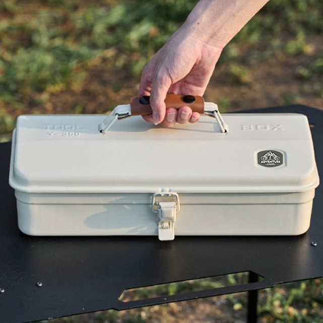 KOOLMAN(쿨맨) 아이언 스틸 캠핑 공구함 레드 - 상세 이미지 5