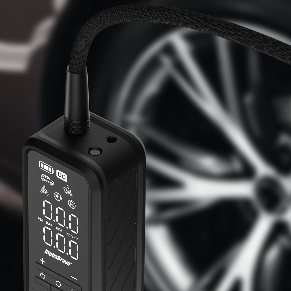 알파브라보 무선 타이어 공기압 주입기 160psi 2500mah X 3 - 상세 이미지 2