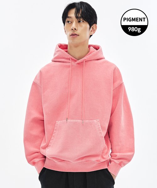 소버먼트 980G 피그먼트 컷 후드-블로썸 코랄- 22FWPGHD06 : SindMill
