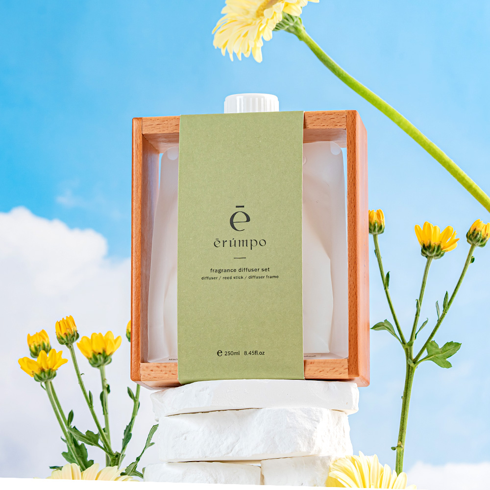 에룸포 디퓨저 선물세트 250mlX2 대용량 방향제 집들이선물 우드오브제