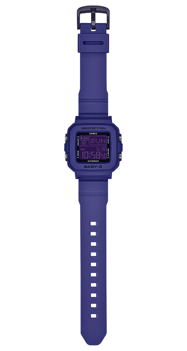 카시오 CASIO 베이비지 스퀘어 블루 여성 손목 캐주얼 스포츠 시계 BGD-10K-2JR - 상세 이미지 3