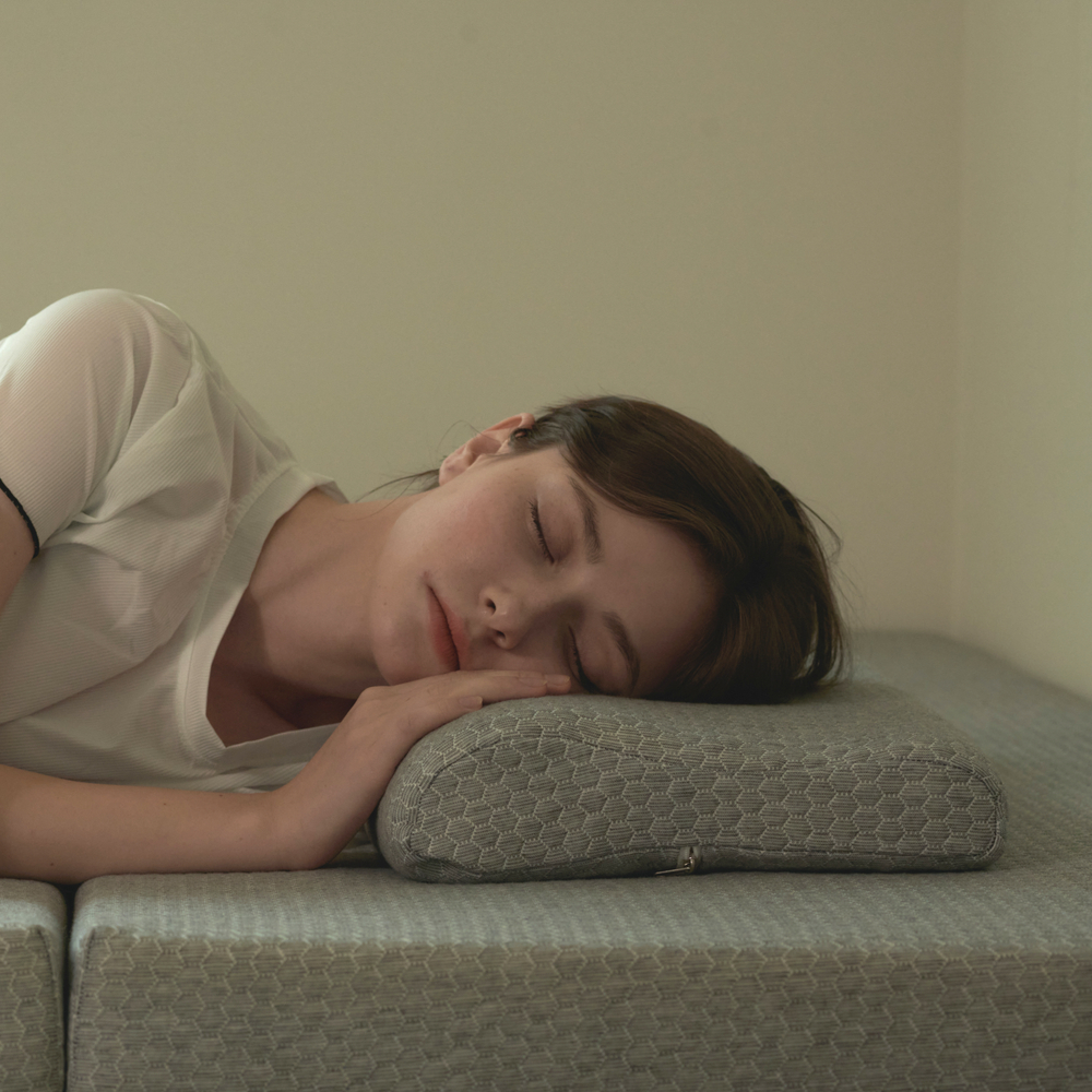 퓨어셀 빨아쓰는 고밀도 경추베개 목디스크 거북목 일자목 낮은 숙면 베개