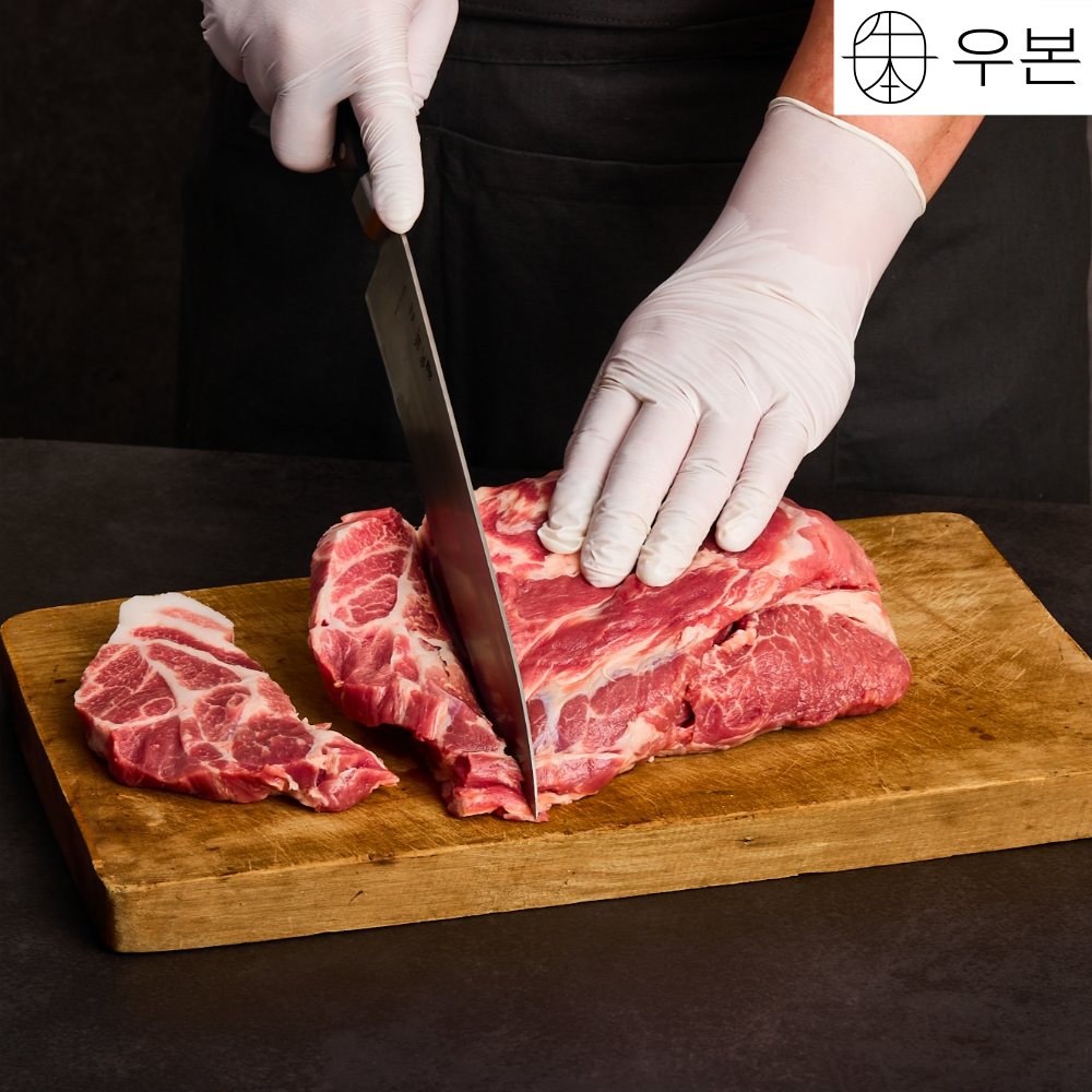 우본 한돈 양념 돼지갈비 수제 왕구이 밀키트 국내산 700g, 1개 - 상세 이미지 5