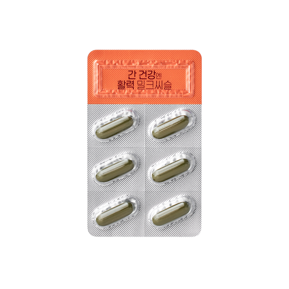 광동 간 건강엔 활력 밀크씨슬 750mg 30캡슐, 6개 - 상세 이미지 3