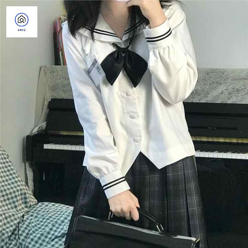 세트 체크  치마 투피스 학생 교복 아이돌 영국 - 상품 이미지