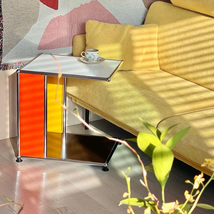 협탁 모듈 테이블 책상 이동식 발코니 사이드 소파 옆 디자인