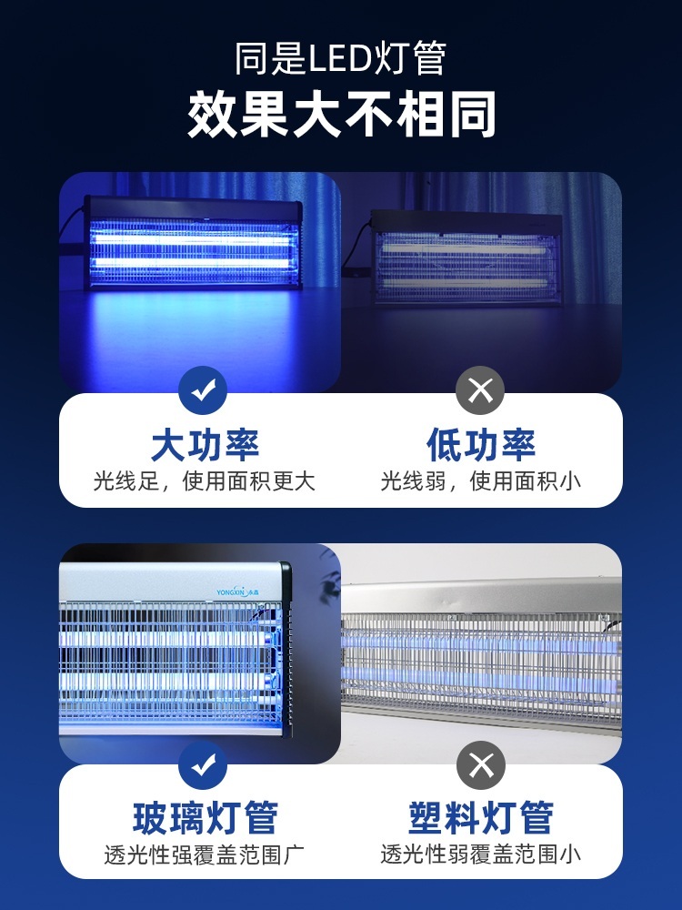하루살이퇴치 모기 포충기 식당 여름철 농장 - 상세 이미지 4