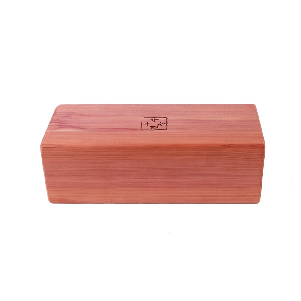 향나무 만수무강 목침24cm 배게 넥필로우 찜질방 배개 경침 우드필로우 베개 운동 : 8989쇼핑 6호점