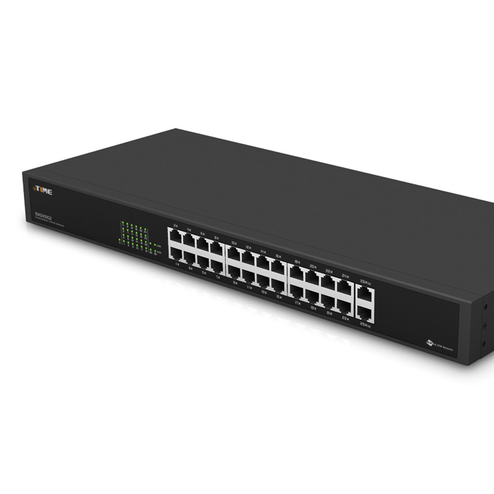 ipTIME 스위칭허브 SW2400G2 24포트 기가비트 업링크 - 상품 이미지