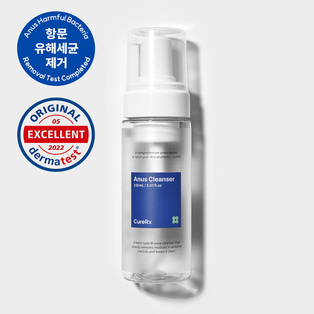 큐어알엑스 아누스 항문세정제 전용 청결제 클렌저 150ml, 1개 - 상품 이미지