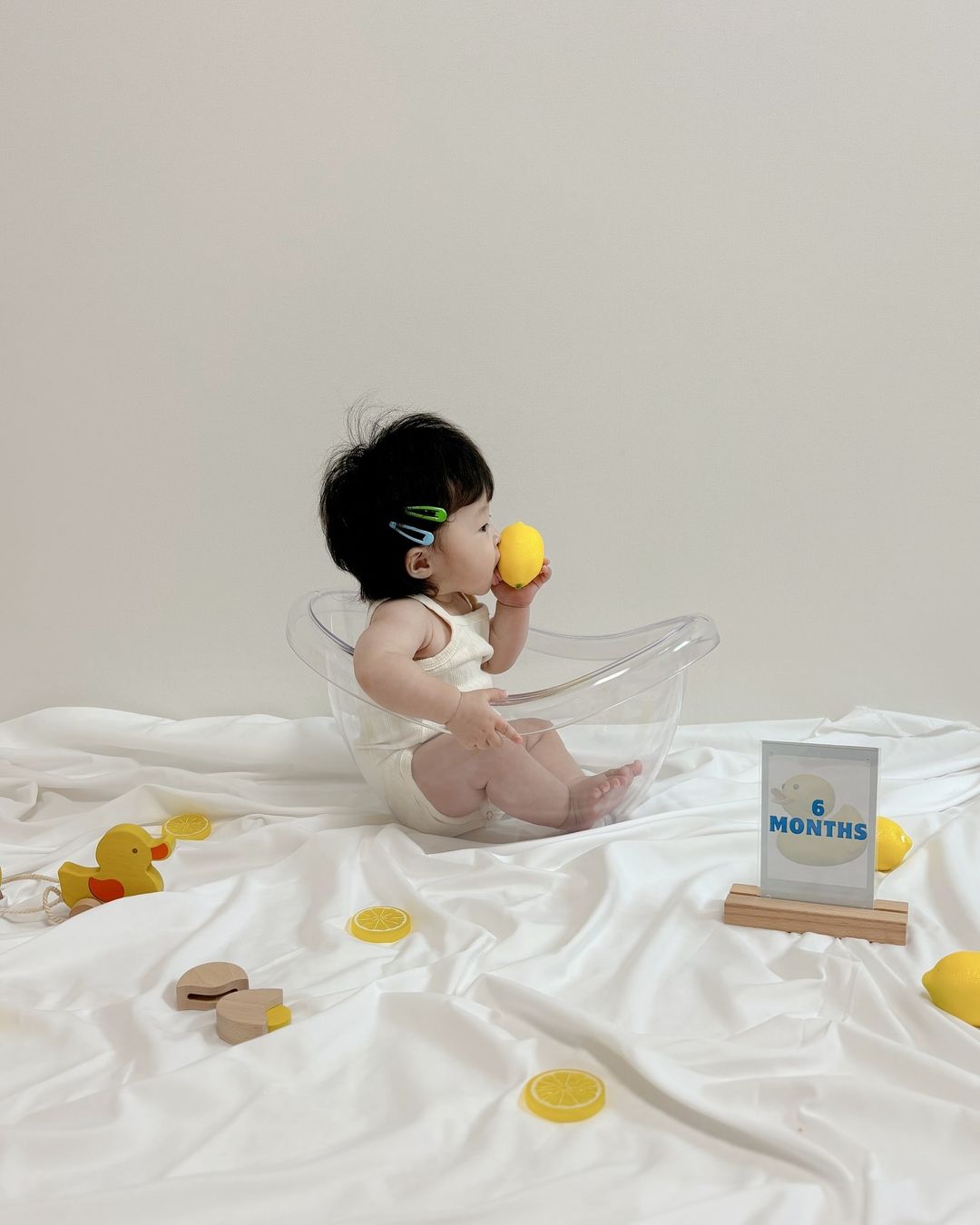 [대여] 베니비디비치 아기 셀프촬영 욕조 컨셉 소품 50일 100일 200일 300일 - 상세 이미지 5