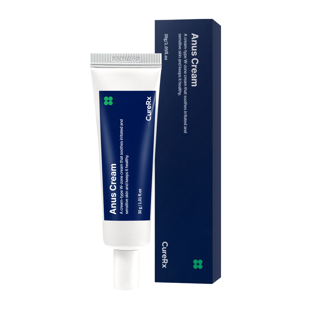 큐어알엑스 아누스 항문 크림 진정 가려움 소양증 사타구니 연고 로션 30ml, 1개 - 상품 이미지