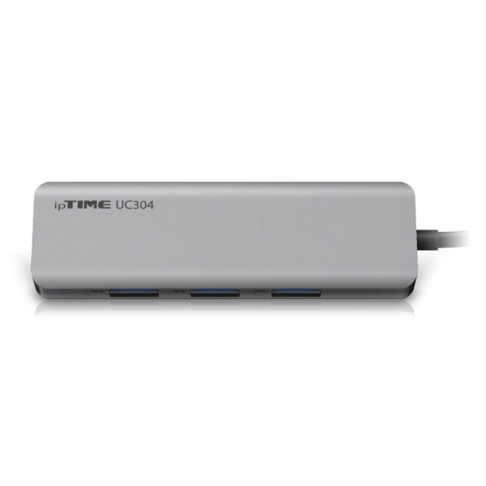 ipTIME UC304 USB3.1 C타입 to 4포트 USB3.0 확장 허브 - 상품 이미지