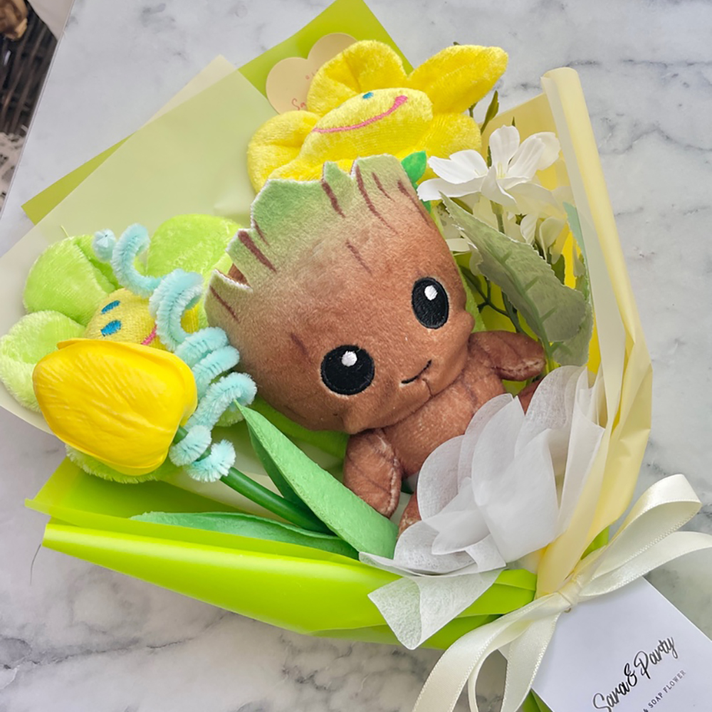 마블 그루트 인형꽃다발 입학식 졸업식 학예회 발표회 - 상품 이미지