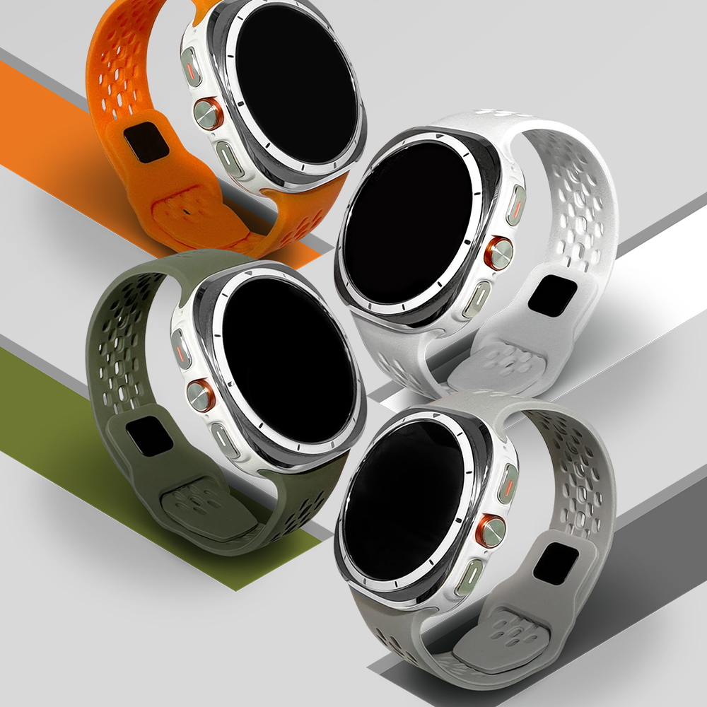 TXLX 갤럭시워치 울트라 스트랩 스포츠 실리콘 스트랩 밴드 시계줄 47mm