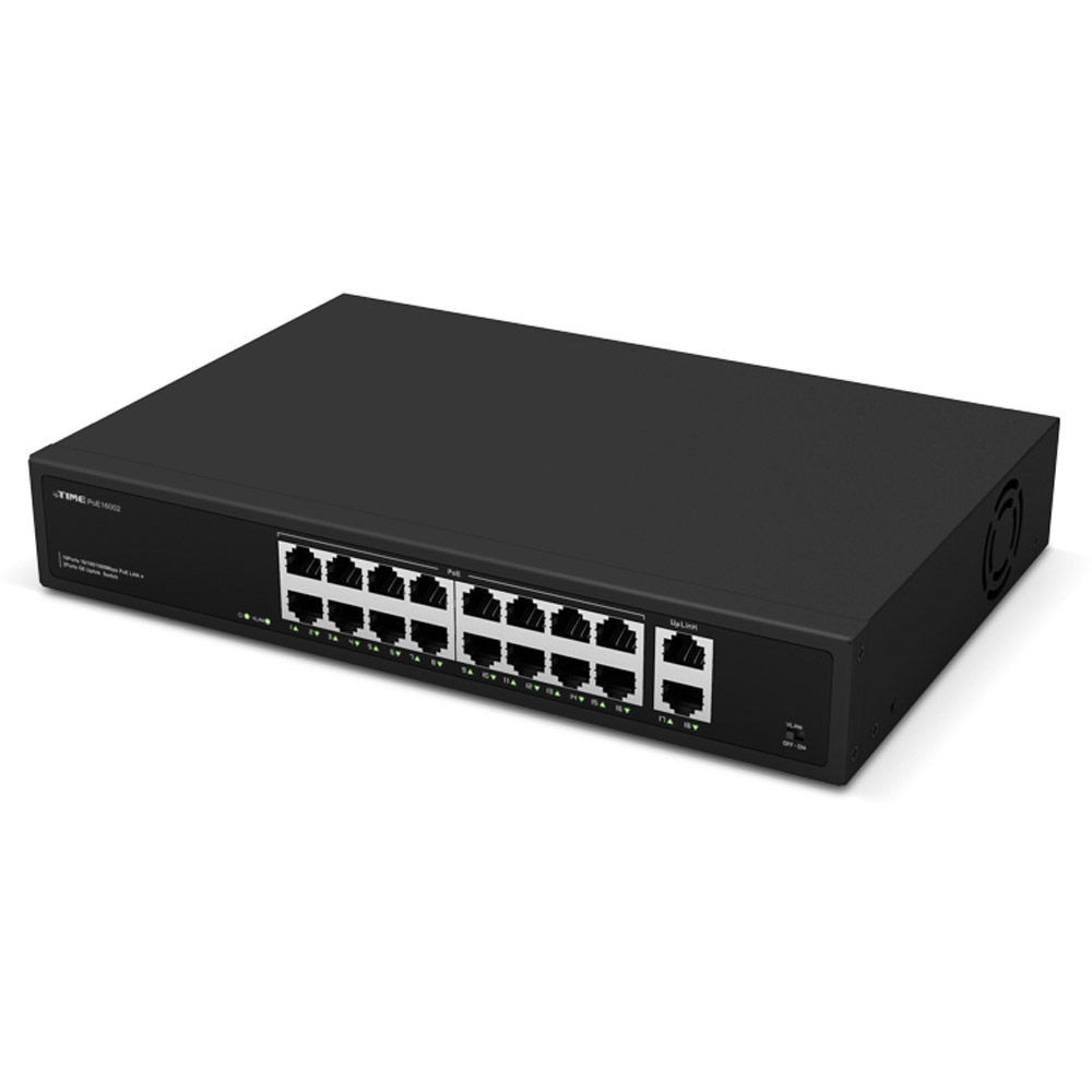 ipTIME 스위칭허브 PoE16002 기가비트 16포트 네트워크 사무실 회사 - 상품 이미지