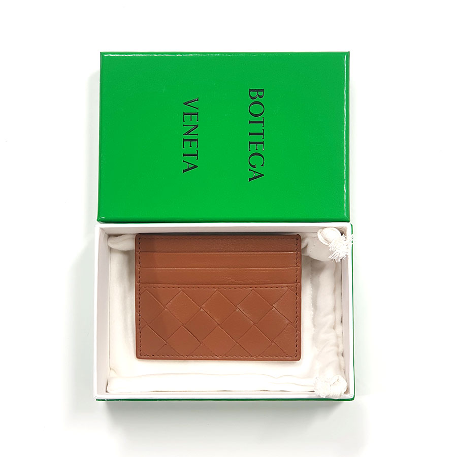 보테가베네타 남성 인트레치아토 카드 지갑 우드 742325 VCPP3 2650