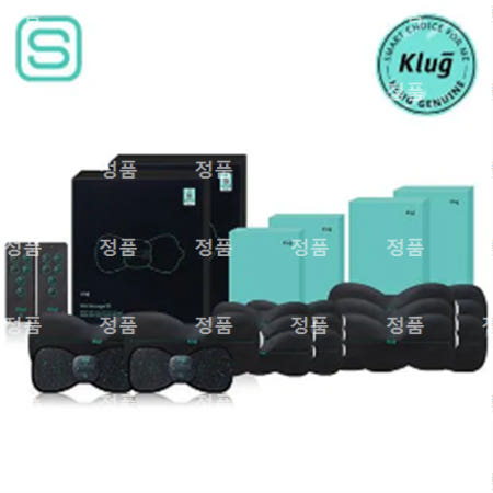 [클럭] S 미니 마사지기 본품2BOX+기본패드2BOX+큰패드2BOX