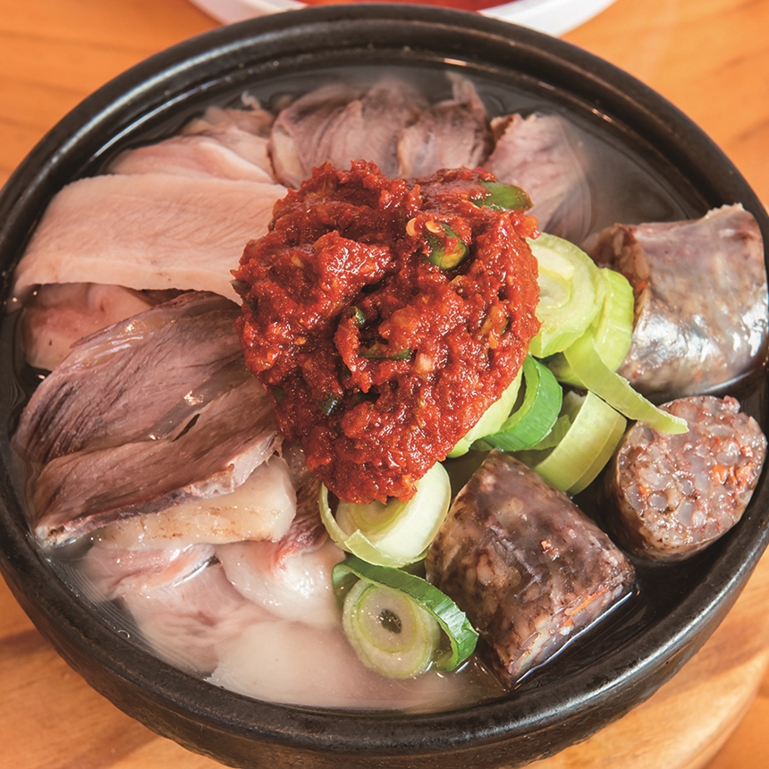 해늘 찹쌀 순대국 600g 국내산 암퇘지 고기 육수 즉석국 담백깔끔 밀키트 - 상세 이미지 5