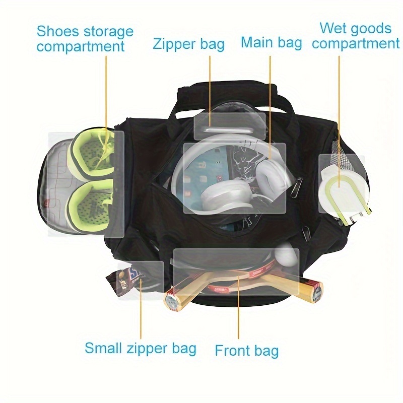 빅사이즈 운동 가방 운동화 방수 더플백 - 상세 이미지 3