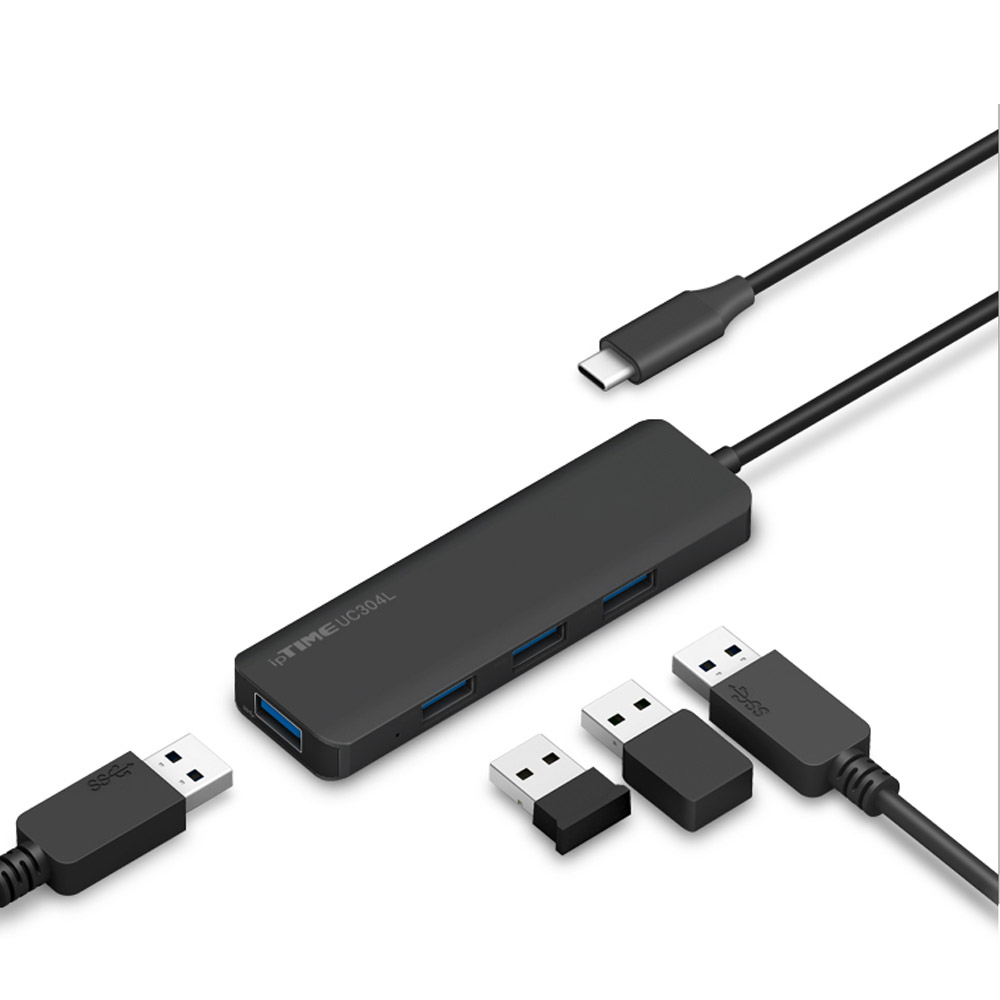 ipTIME USB허브 UC304L 4포트 C타입 멀티 허브 - 상세 이미지 2