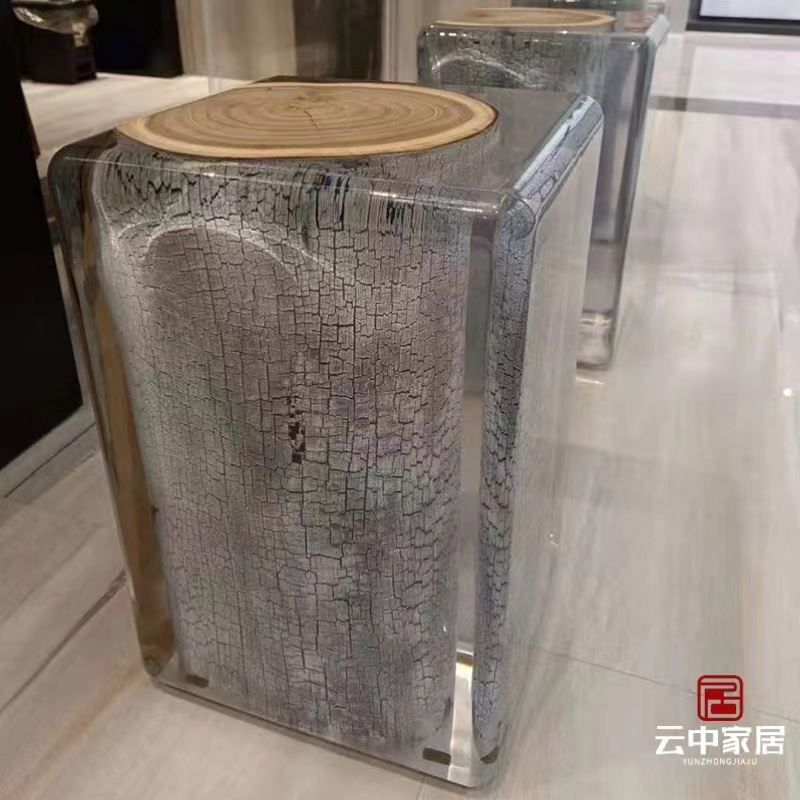크리스탈 투명 의자 인테리어 체어