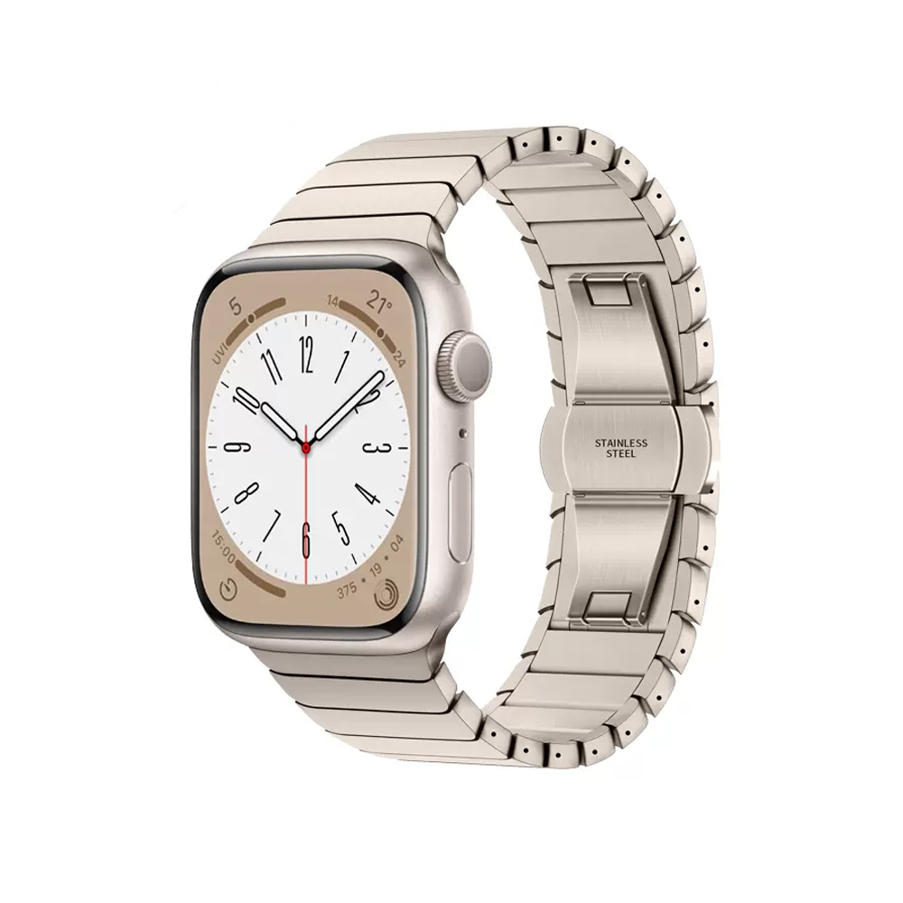 TXLX 애플워치 링크 브레이슬릿 메탈 스트랩 10 9 8 7 SE 2 울트라 호환