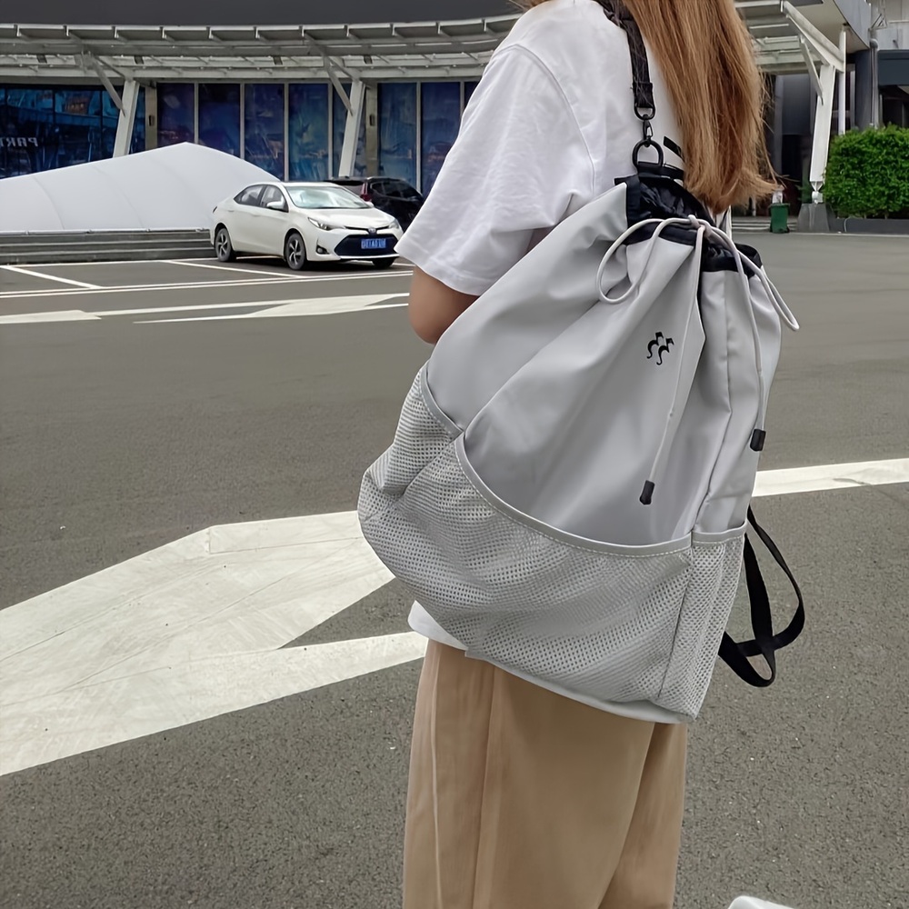 방수 여행 가방 경량 여성용 메쉬 스포츠 레저 배낭 백팩 이미지 6