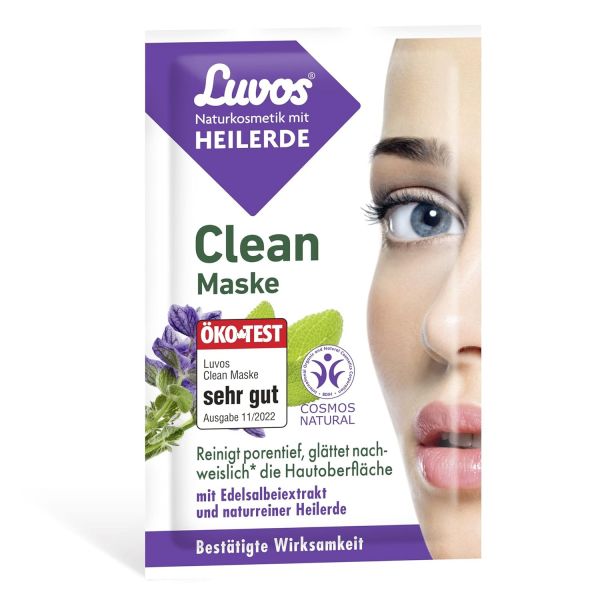 [B071XGRQ4V] Luvos 루보스 크림 마스크, 클린 딥 클렌징, 2 x 7.5 ml [02]15 ml (1er Pack) : 유로몰 EuroMall
