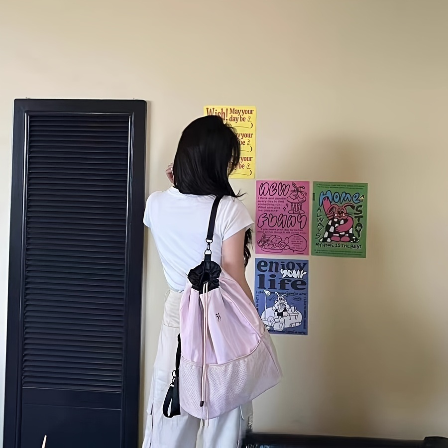 방수 여행 가방 경량 여성용 메쉬 스포츠 레저 배낭 백팩 - 상세 이미지 5